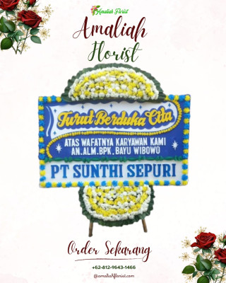 Papan Bunga Duka di Kebun Tebeng