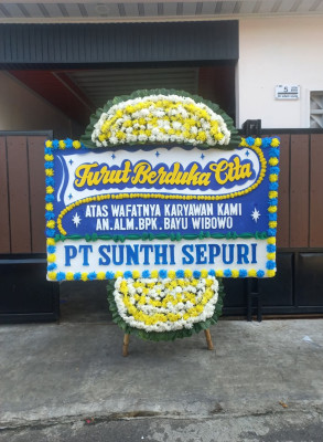 Papan Bunga Duka di Kebun Tebeng