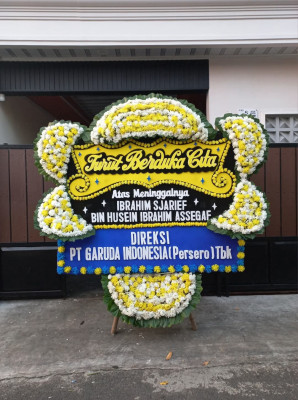 Papan Bunga Duka di Kebun Tebeng